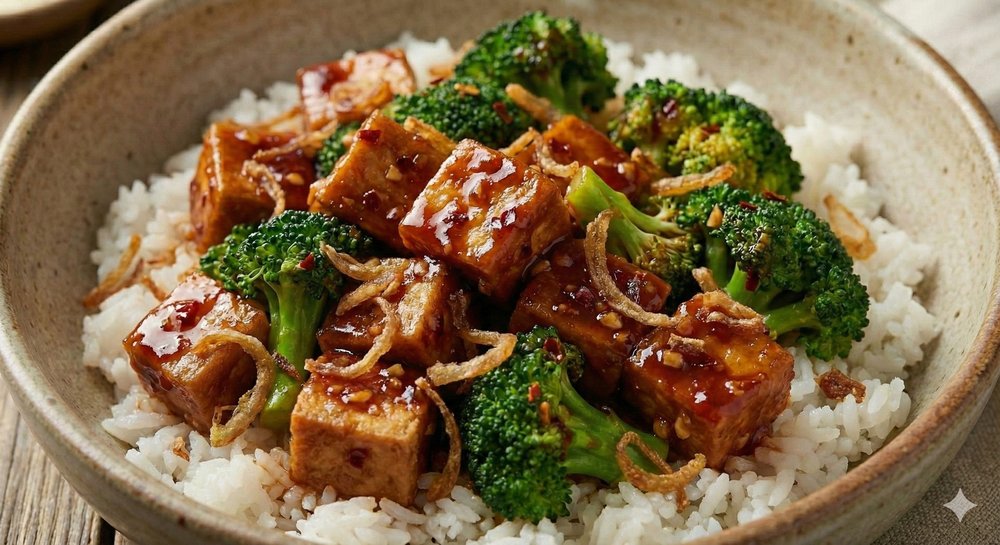 Spicy Garlic Tofu