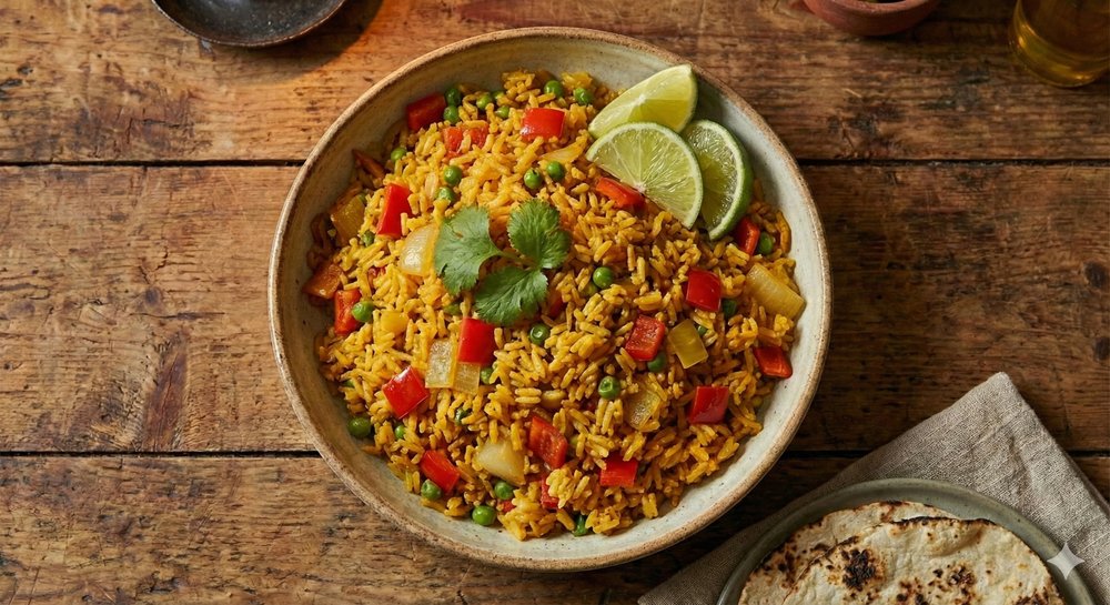 Spicy Tumeric Chicken Rice