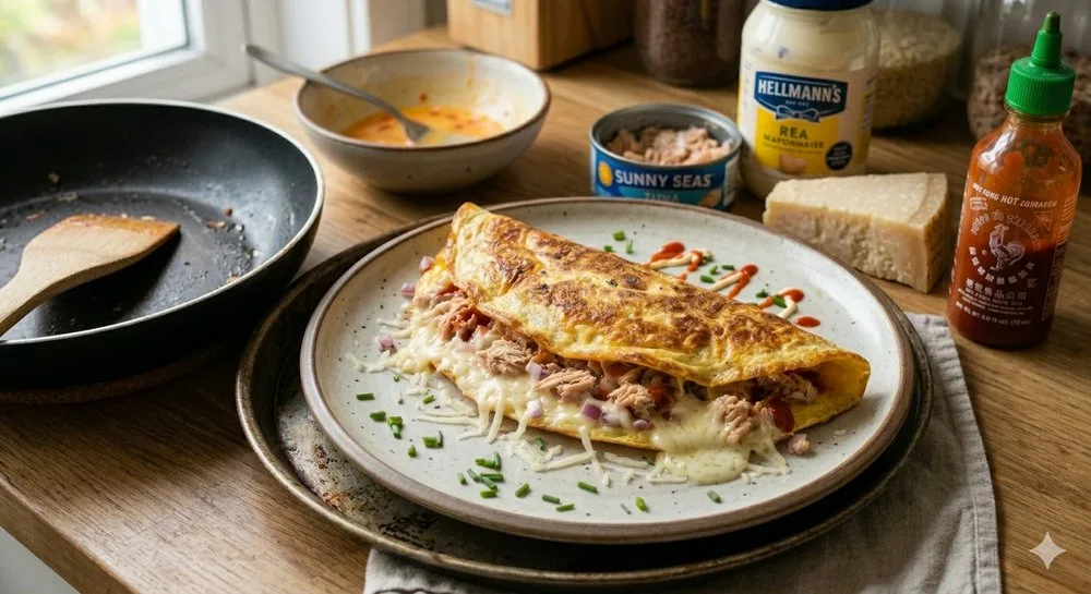 Spicy Tuna Omelet
